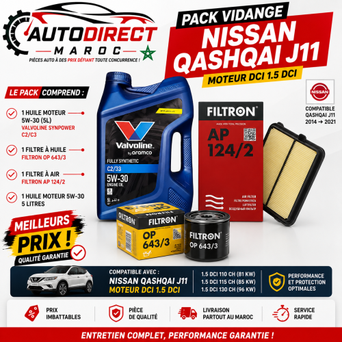 Pack Vidange Nissan Qashqai J11